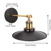 Iron Sconce Light E27 E26 Wall Light Retro Style Wall Lamp  Restaurant