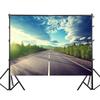 Road Scene Photography Background for Events,Indoor/Outdoor,Party Backdrop,Wall Tapestry Backdrop,,Live Streaming