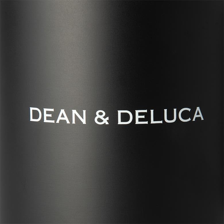 DEAN & DELUCA Stainless Steel Mug with Lid, Black, 300ml, Keeps Drinks Hot and Cold