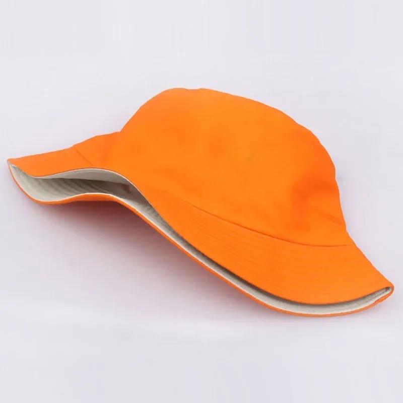 Wholesale Customized Logo Printed Bucket Hat For Women Cotton Men Outdoor Sun Protection Hip Hop Caps Fisherman Hat Gorros Bob