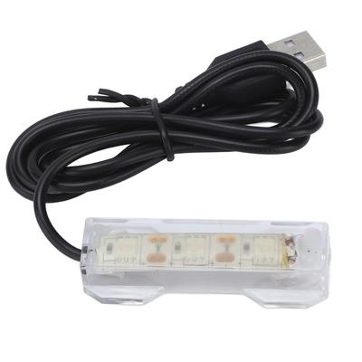 Světlo do akvária USB nabíjení Plastové LED světlo do akvária pro vodní rostliny KrajinaModré