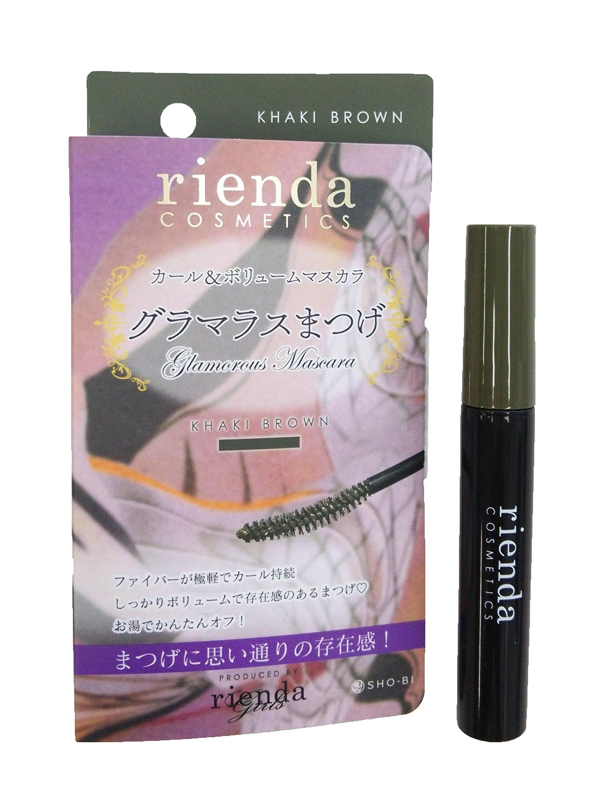 

Rienda Glamorous Eyelashes Curl & Volume Mascara KHAKI BROWN