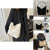 Fashionable Canvas Tote Bag 2023 Winter Trendy Large Capacity Shoulder Bag