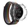 Nylon Strap + Case for Garmin Forerunner 165 265 265s 965 245 745 Ultra Light Fast Drying Watch Band Protector Case Soft Cover