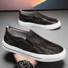Fashion Men's Casual Canvas Shoes Summer Slip On Loafers For Men Flats Breathable Driving Shoes Male Cloth Walking Sneakers Shoes