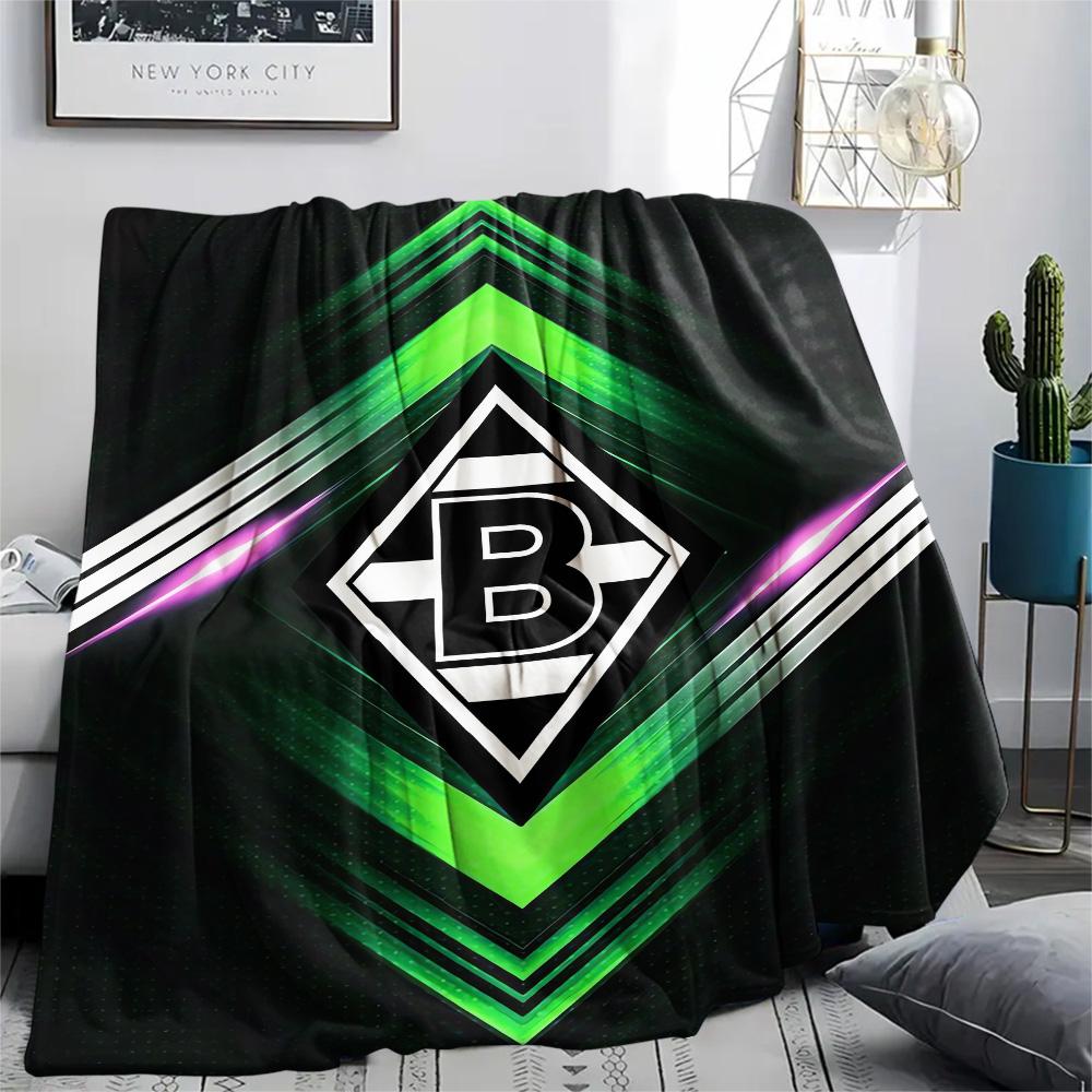 Borussia Print Flannel Blanket, High quality Comfortable for All Seasons, Home Decor, Warmth and Comfort, Perfect for Christmas Gifts