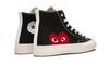 Chuck Taylor All-Star 70s Hi Comme des Garçons PLAY Nero