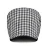 Spring Summer Solid Color Plaid Newsboy Caps Flat Peaked Cap Men and Women Painter Beret Hats