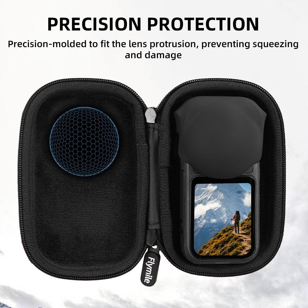 Shockproof Camera Mini Body Bag Portable Storage Bag for Insta360 X6 Action Camera Accessories