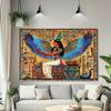 1pc vibrant Egyptian themed tapestry - lightweight and easy to hang