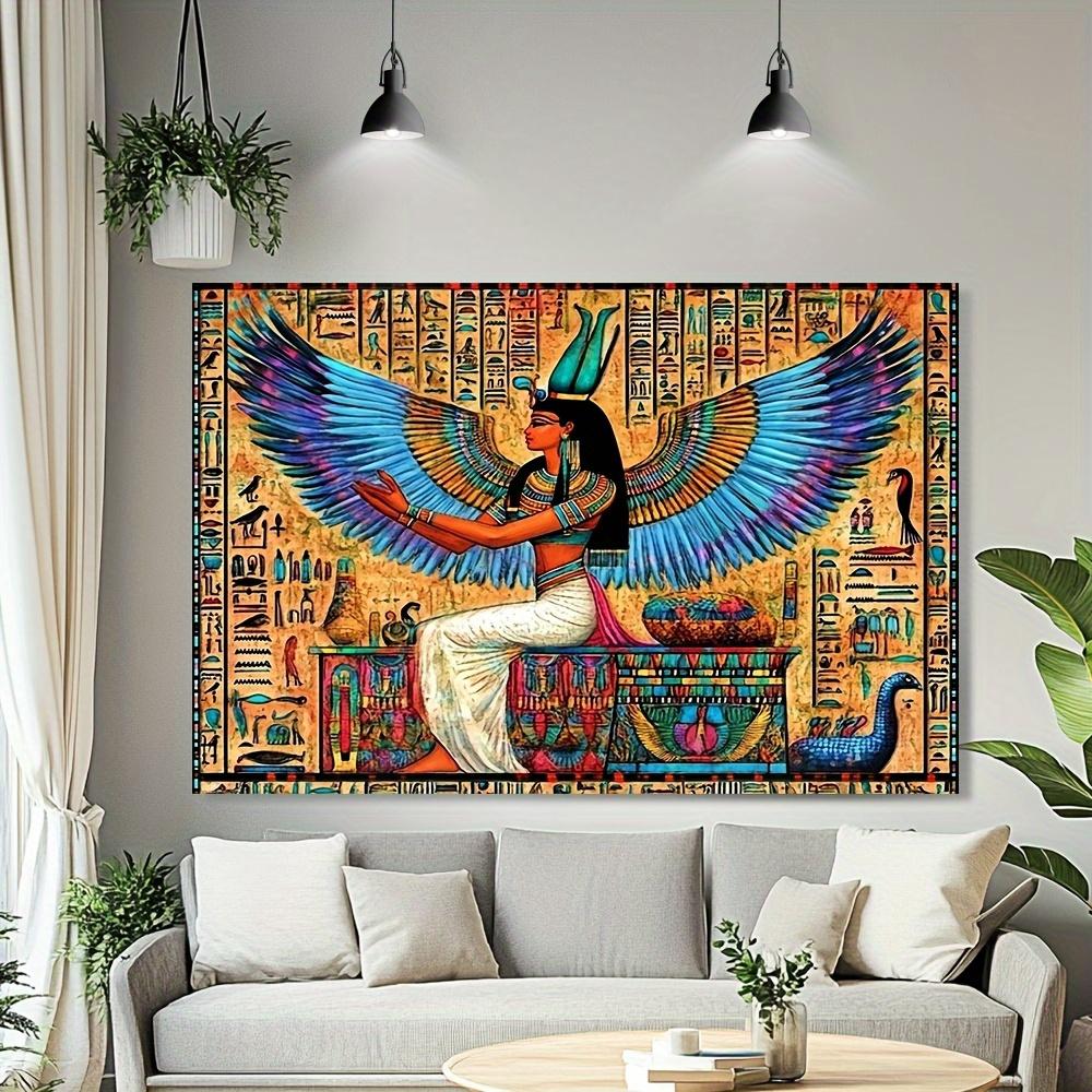 1pc vibrant Egyptian themed tapestry - lightweight and easy to hang