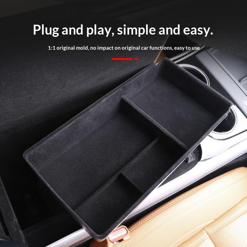 Fit For XPeng G9 XiaoPeng G9 Armrest Storage Box Center Console Organizer Tray Interior Modified Car