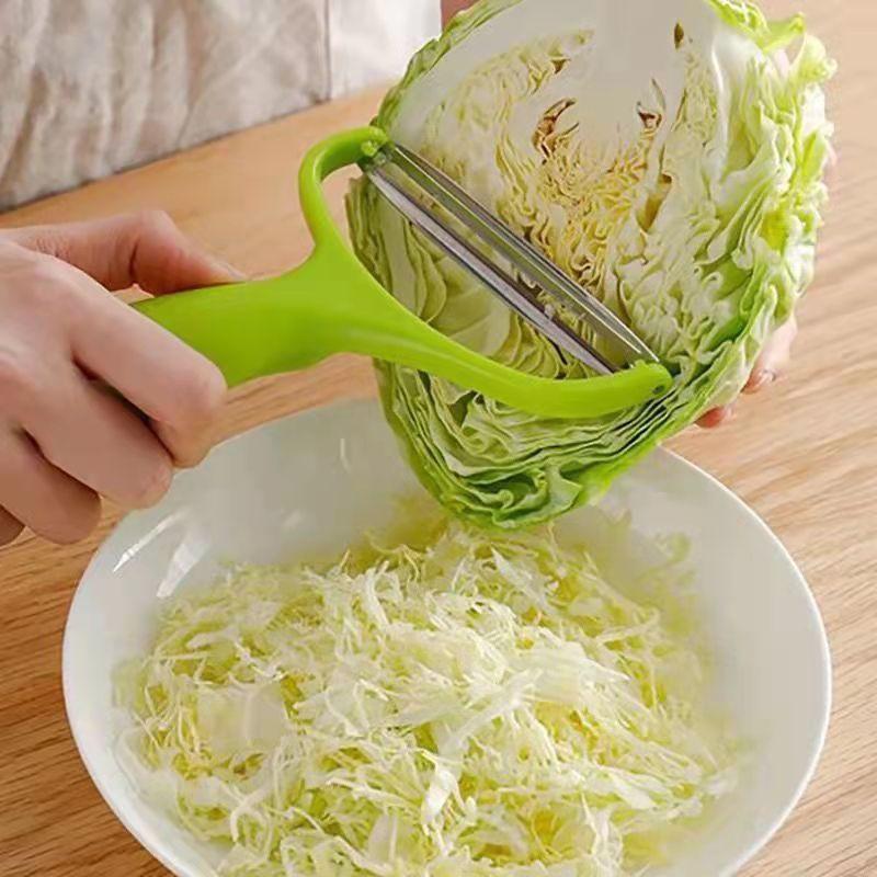 2pcs 3-in-1 Multifunctional Vegetable Peeler Grater Slicer Stainless Steel Wide Mouth Blade ABS Handle Cucumber Carrot Potato