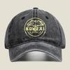 Bonzai Records Emblem Fashion Washed Baseball Cap Hat Outdoor Activities