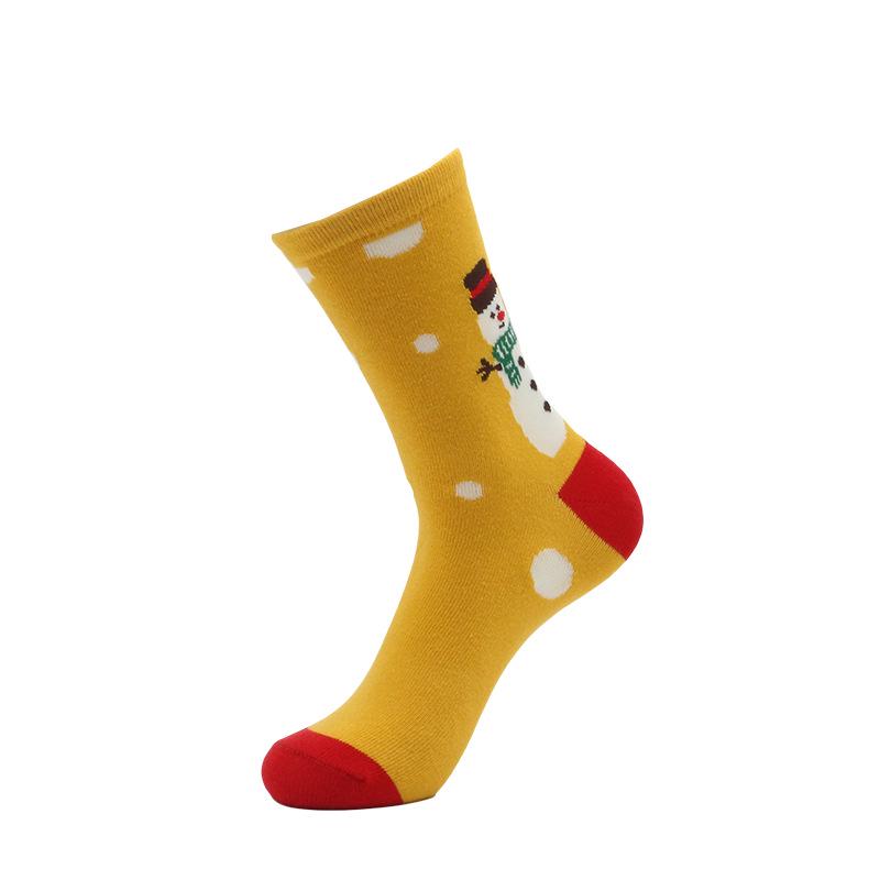 2023 Women's Mid-Calf Christmas Stockings - Santa Claus Cotton Socks for Autumn & Winter