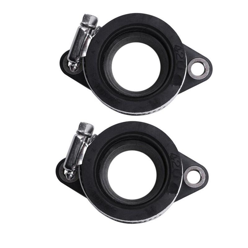 2pcs Motorcycle Carburetor Adapter Inlet Intake Pipe for YAMAHA XT350 TT350 1985-2000 42U-13596-01-00