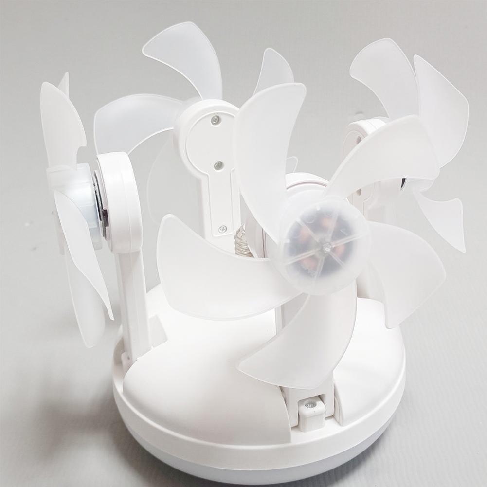 Creative Drone Style LED Ceiling Fan E27 2-in-1 Remote Control Modern Minimalist Lamp Bulb Included for Bedroom Dorm