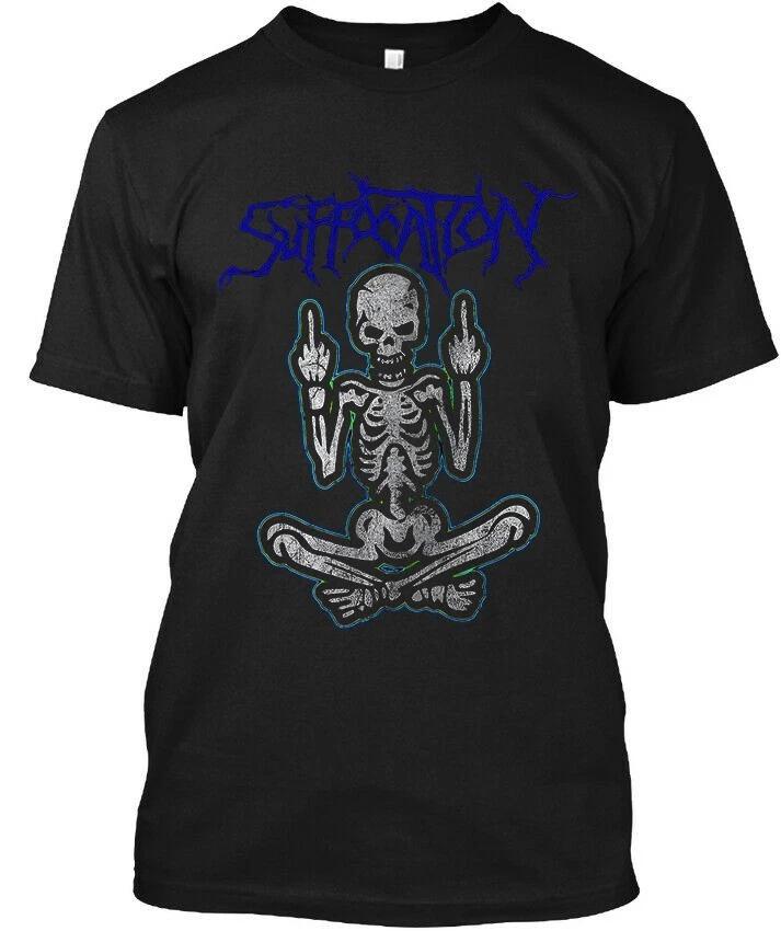 New POPULAR! Suffocation American Brutal Death Technical Music Art T-Shirt S-5XL S