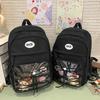 Stars Dot Print Girls Backpack Student Large Capacity Schoolbag