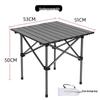 Portable Folding Outdoor Table: Ideal for Camping, Fishing, Picnics, and Barbecues. Lightweight and Easy To Carry.