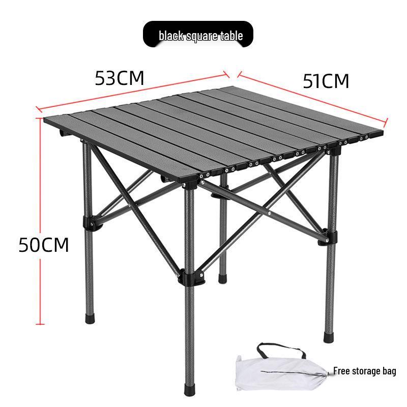 Portable Folding Outdoor Table: Ideal for Camping, Fishing, Picnics, and Barbecues. Lightweight and Easy To Carry.