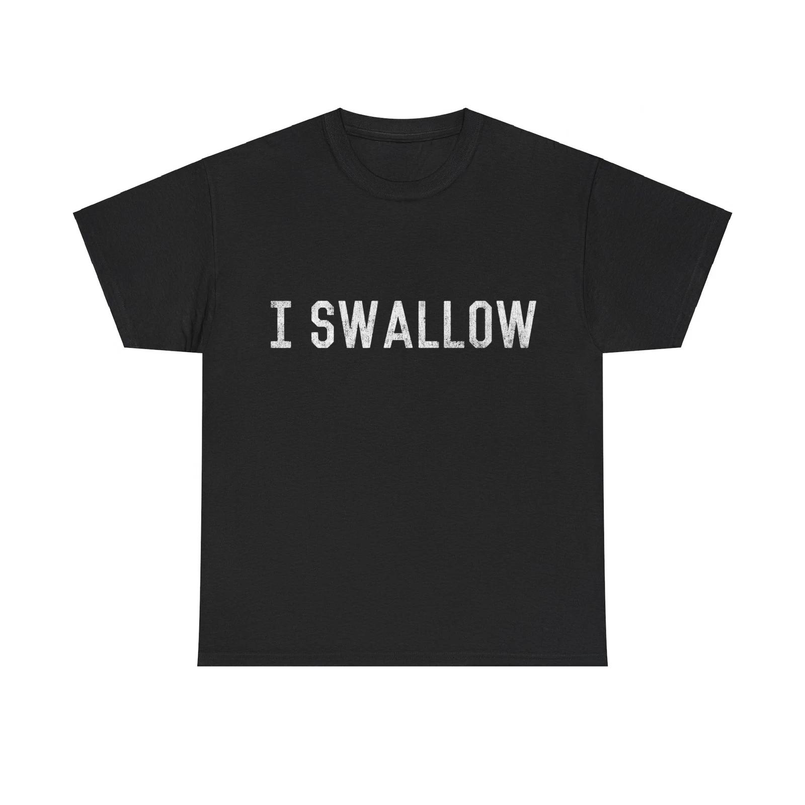 

I Swallow Vintage Distressed Graphic T-Shirt, Sizes S-5XL S