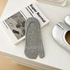 1 Pair Cotton Blend Two Toe Socks Breathable Low Cut Split Toe Liners Seamless Toe Soft Stretch Low Cut Boat Socks Flat Shoes