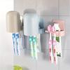 Self Adhesive Toothbrush Holder Wall Mounted No Drilling Toothpaste Razor Storage Rack Toothpaste Dispenser Bathroom Accessories