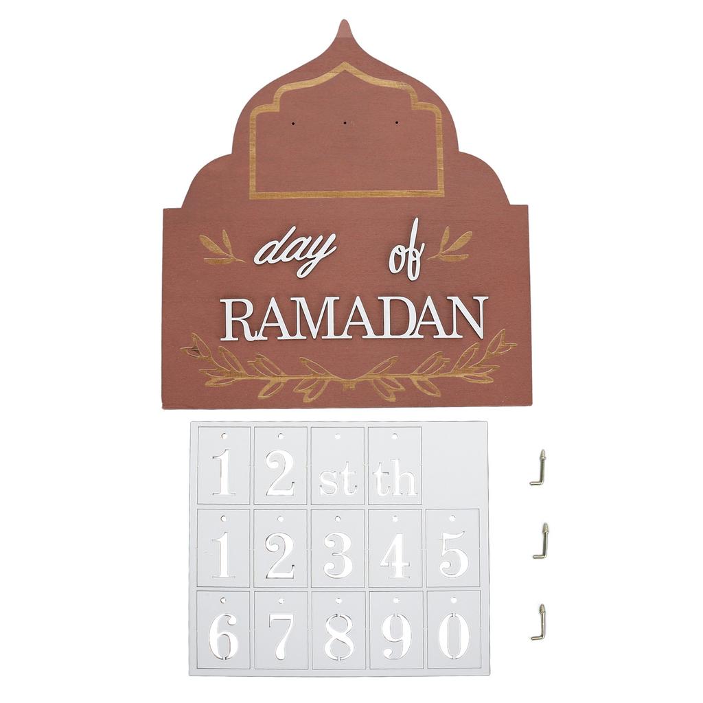 Eid Ramadan Mubarak Advent Calendar 2014  Wooden Ramadan Countdown Calendar Decoration for Home R