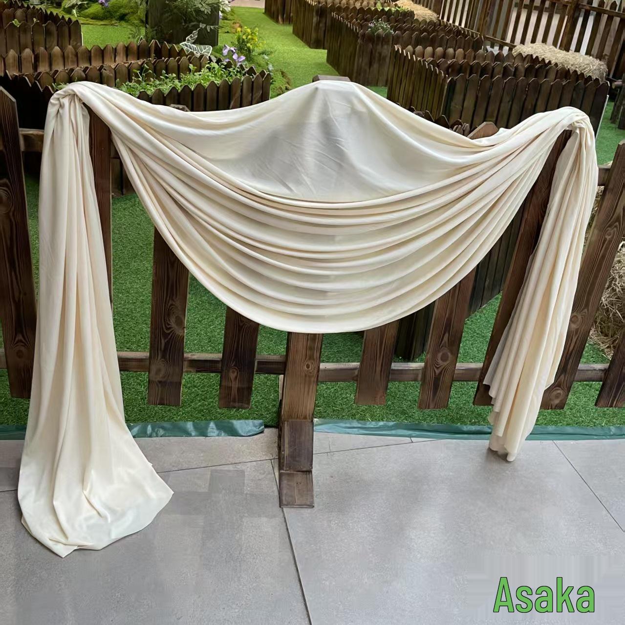 

Шампанське Бежевий, Авокадо Зелений Весільний та Студійний Фон - Ретро Французький Стиль