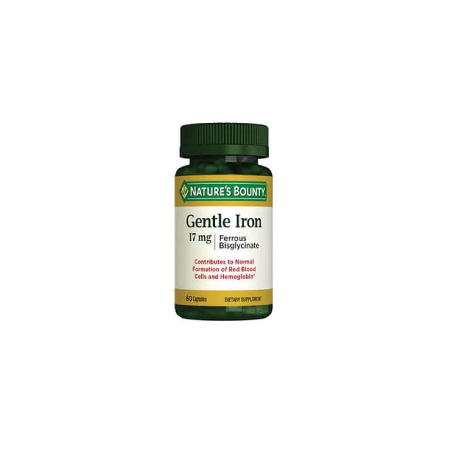 

Gentle Iron 17 Mg 60 Capsules