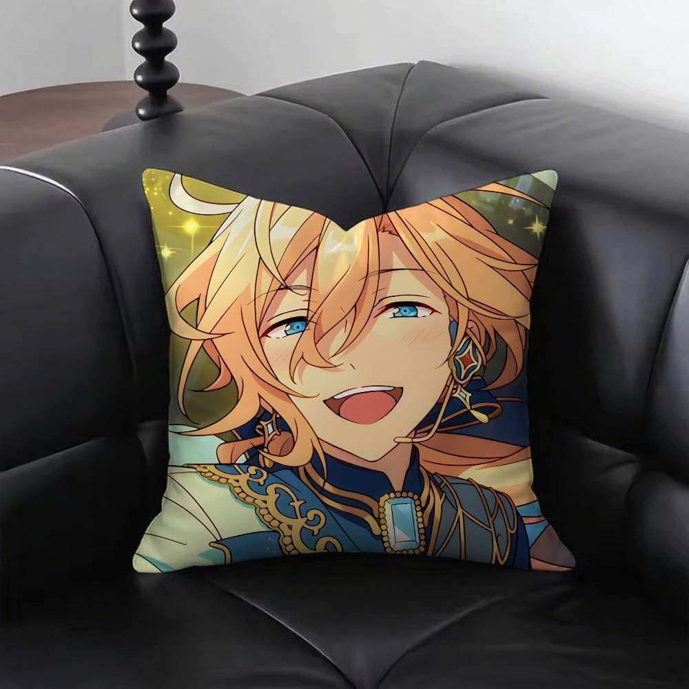 1pc Eichi Tenshouin Pillow Case Fashion Square Pillowcase Bedroom Sofa Room Ins Decoration Leisure