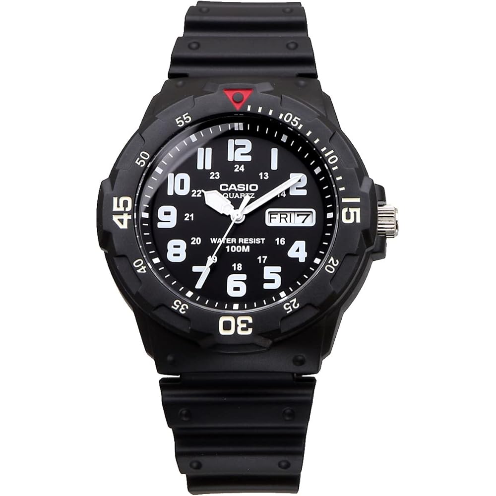 Casio Standard Quartz Wristwatch MRW-200H-1BV Men's Black Arabic Dial Overseas Model