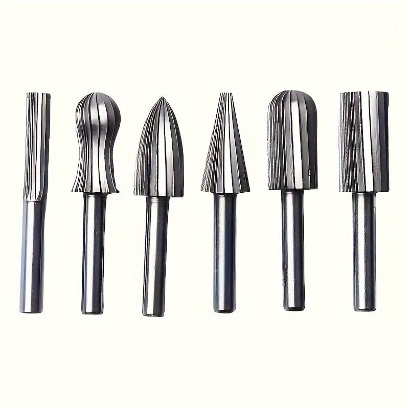 

Набор из 6 шт./набор Многофункциональный набор фрез из вольфрамовой стали, Инструмент для шлифовки металла, Подходит для различной деревообработки, резьбы по дереву, шлифовки, полировки 6pcs