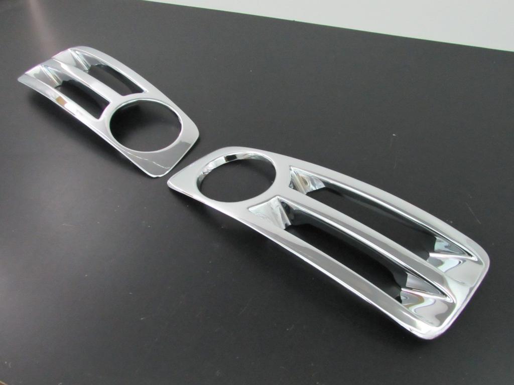 BRIGHTZ Chrome Fog Light Type for Elgrand E51 NE51 Highway Star NE Part 15452 Covers, C, (Early Model) [FOG-COV-090] (E 51) Number
