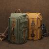 Canvas Backpack Outdoor Large Capacity Waterproof Travel Men'S School Bag Niche Design Backpack Travel Bag Computer Bag