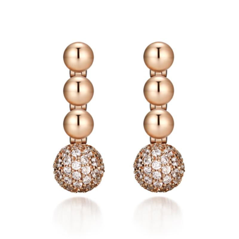 ELLE Jewelry 14k Ball Midi Earrings (Gold Pin) ELGPEE011