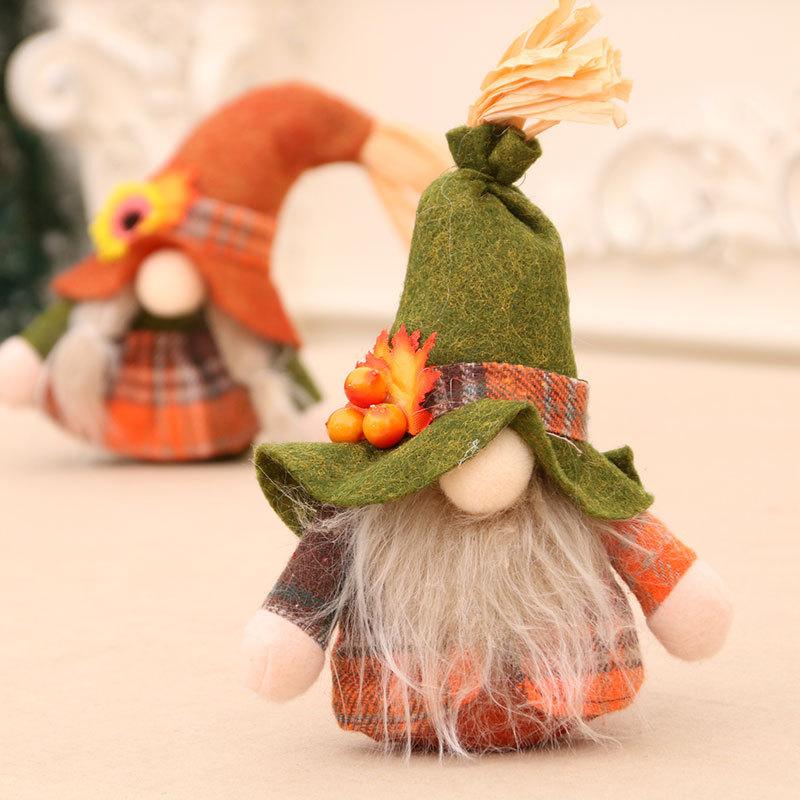 Christmas Faceless Elf Stuffed Toy Xmas Decoration Plush Santa Claus Doll Gifts