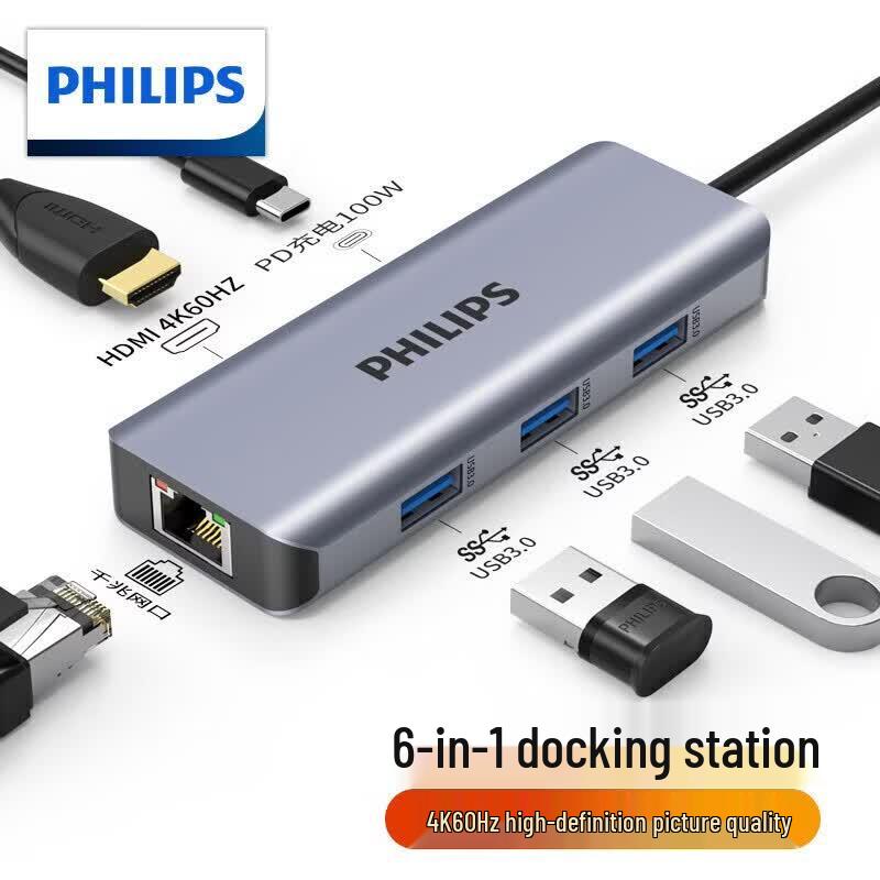 Philips Type-C 4K60Hz Multiport Docking Station
