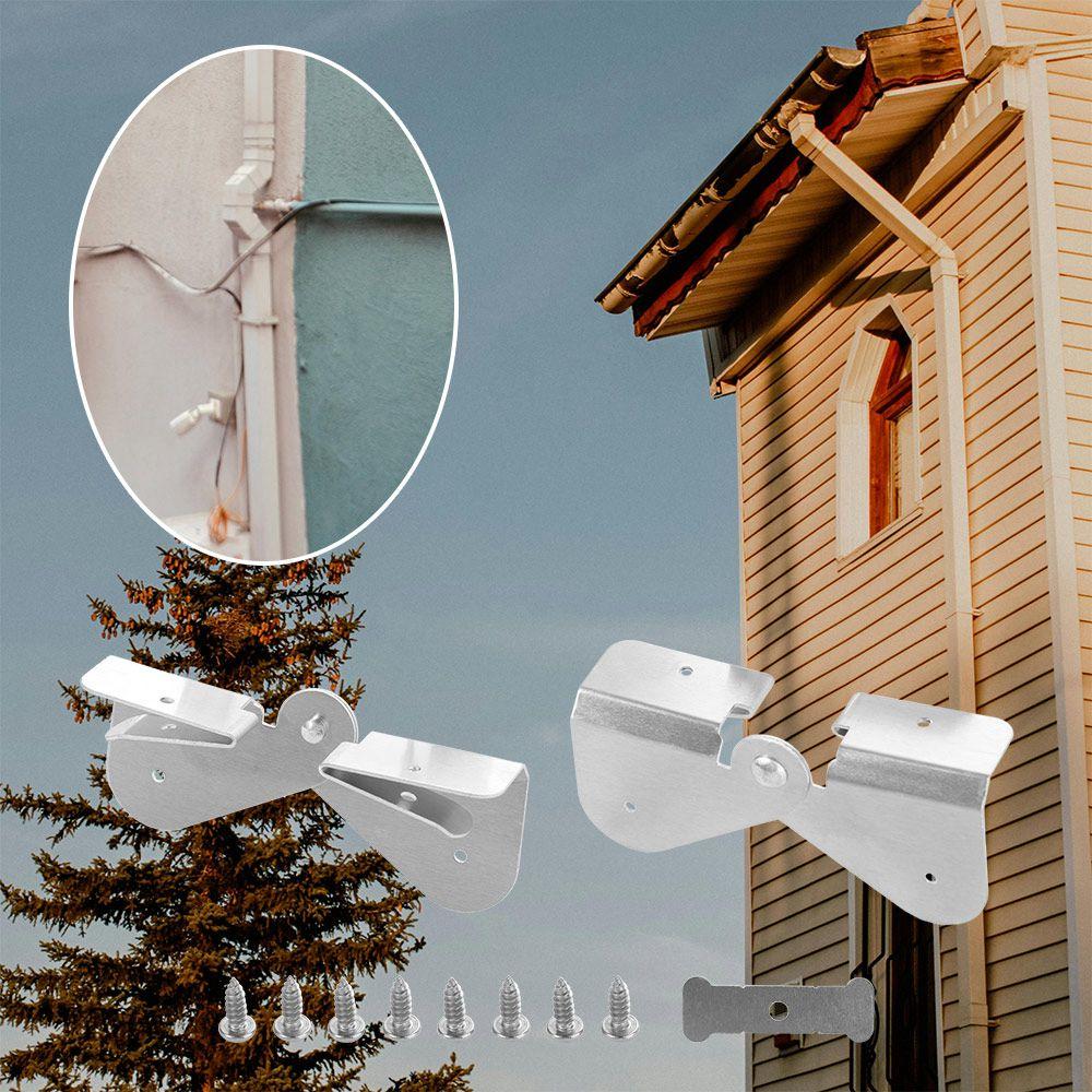 Anti-slip Downspout Extension Flip-Up Hinge Innovative Flip Design Gutter Downspout Set  RV
