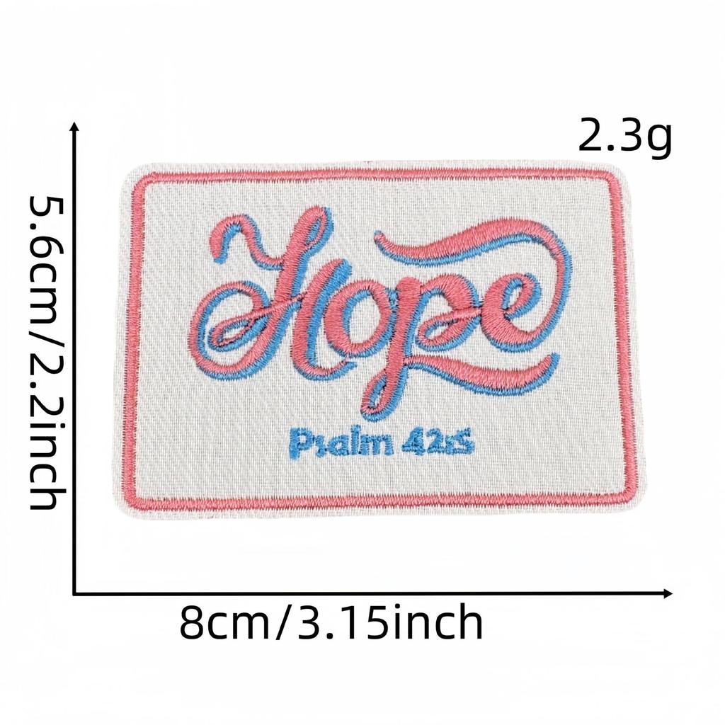 10pcs Embroidery Faith Text Patches Iron On God Jesus Emblem DIY Clothing Stripe Appliques Sewing Wappen Wholesale Cheap