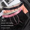 Men's Mid-Waist Breathable Cotton Boxer Briefs with Antibacterial Graphene Crotch
