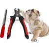 Tiernagelschere mit Feile Tiernagelschneider mit Verriegelung Krallenschere Set für Hund Katze