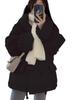 Women's Petite 2025 Korean-Style Loose Down Jacket - Short Autumn/Winter Duffle Coat