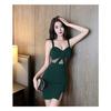 Spicy Mesh Bodycon Dress: Sexy Autumn/Winter Short Sleeve Low-Cut Skirt for Women