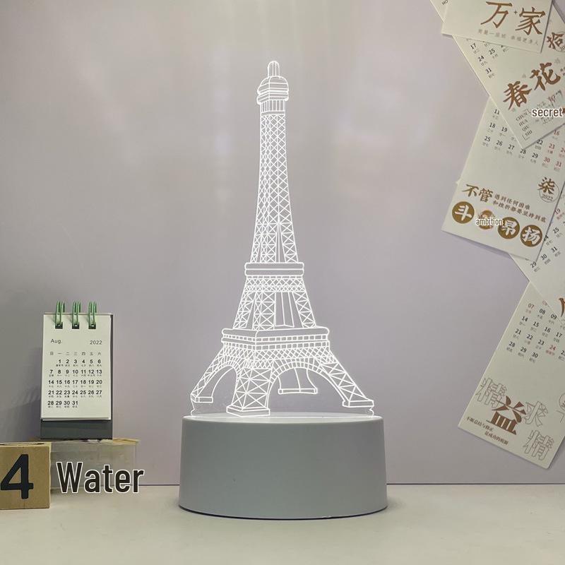 

3D гитарный ночник: Креативная светодиодная лампа на прикроватной тумбочке с акриловым дизайном для декора детской комнаты USB Warm Yellow