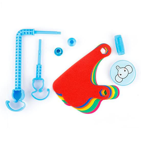 Cykel Vindsnurra Tecknad Färgstark Tofs Universell Flexibel Fläktblad Dekorativ Lång/Kort Stång Utomhus Barn Cykel Vindsnurra Cykelstyre