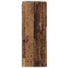 Wall Mounted Cabinet in Vintage Wood Look 66 x 34.5 x 90 cm Engineered Wood