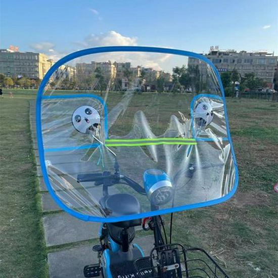 Damen Winter Elektroroller Windschutzscheibe - Transparent, Regendicht, Frontschild zum Fahren