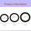 3 Sizes Silicone Cock Rings Male Delay Ejaculation Penis Lasting Erection Scrotum Testis Restraint Adult Game Sex Toys For Men